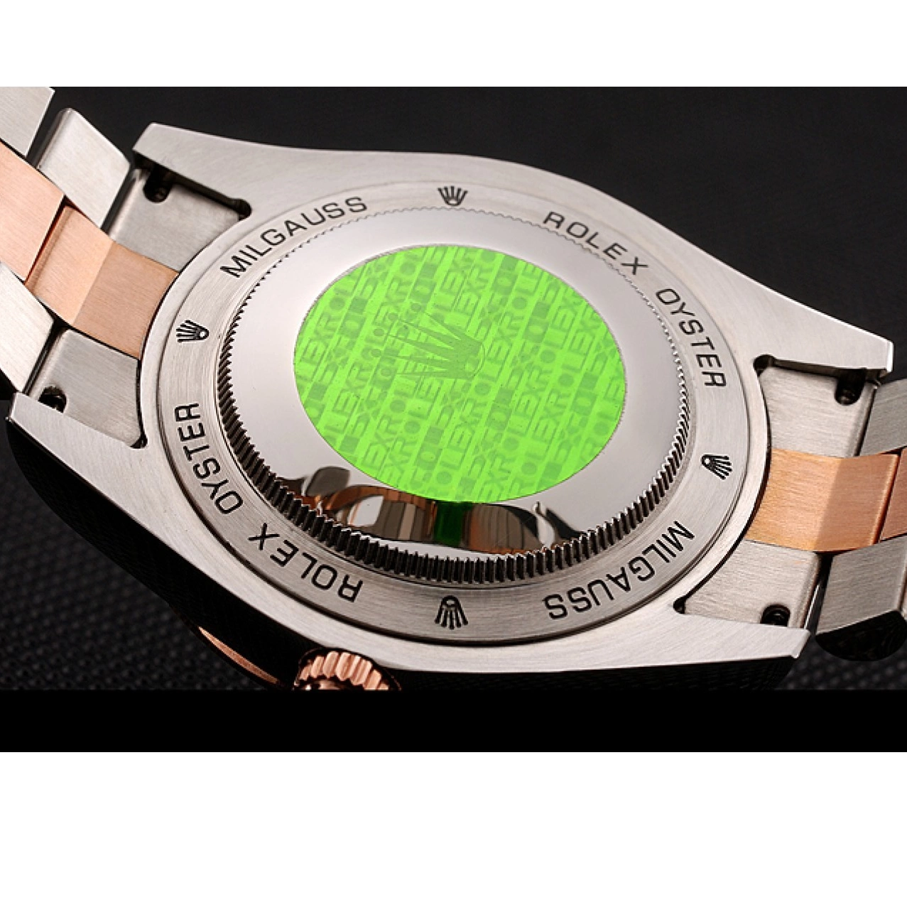 AAA Replica Watches Gold And Bezel Bracelet Swiss Staineless Day-Date Rolex 1454107 Steel Diamonds Rose 0518